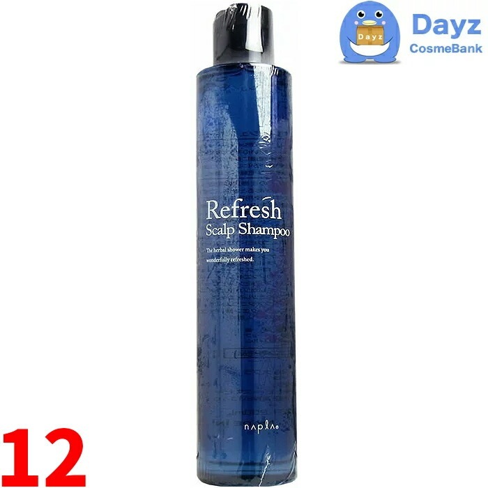 ナプラ リフレッシュ スキャルプシャンプー 200mL　12点セット　　ノンシリコン スキャルプケア スカルプケア 夏シャンプー 涼感 冷