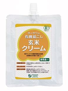 オーサワ 有機絹ごし玄米クリーム (チューブ容器入り) 160g x10個セット