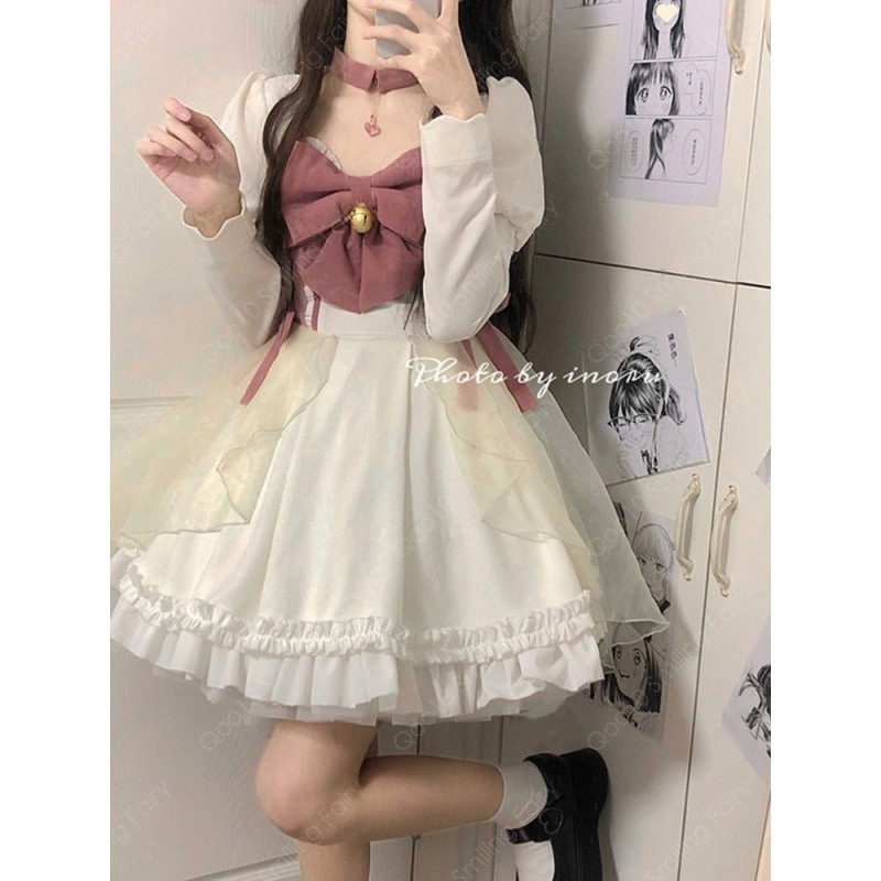 コスプレ一枚で決まるマキシ丈ワンピ かわいい スカート 春夏カート 一番人気があります-48