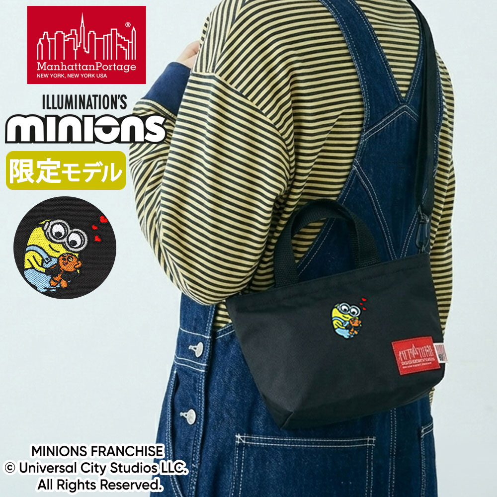 日本正規品 トートバッグ メンズ レディース ファスナー付き ミニオンズ コラボ 限定モデル ショルダー 2WAY MINIONS Micro Tote 500D CORDURA MP1381MNOS