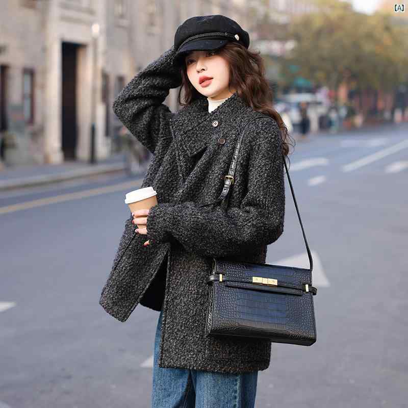 レディース　ファッション　おしゃれ　海外　ヨーロピアン　海外風　大歳　綺麗 ウール ジャケット レディース 秋冬 ホット ハイエンド 着 こし ファッション