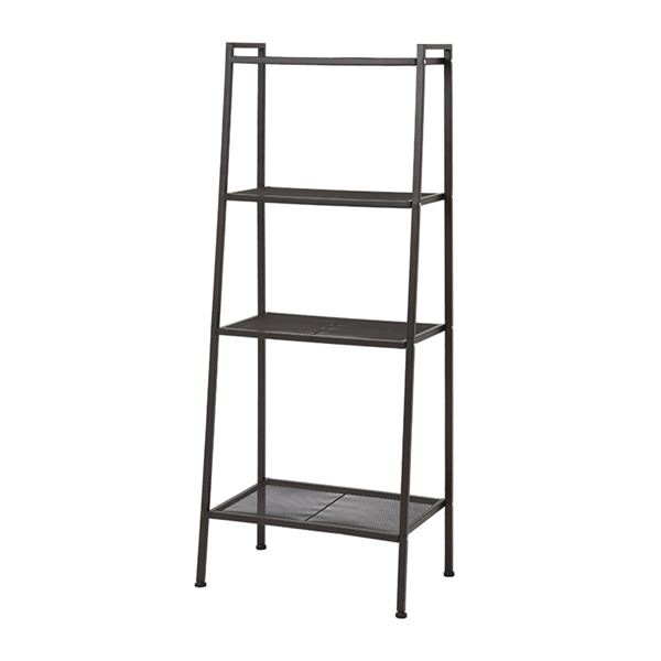 完成品 スチールオープンラック/収納棚 4段 ダークブラウン 約幅59cm スチール 組立式 リビング ダイニング ラック 完成品 スチールオープンラック/収納棚 4段 ダークブラウン 約幅59cm スチール 組立式 リビング ダイニング ラック