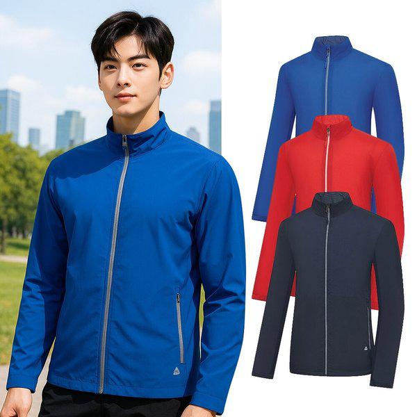 男性 春 パンチング 速乾 軽量 登山 ウィンドブレーカー ジャケット KSC063RJ2M