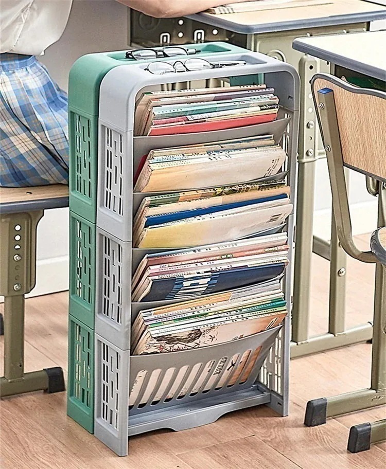 家庭用 デスクトップ 韓国ファッション 収納ラック デスクトップ収納 ブックボックス572 本棚 学生