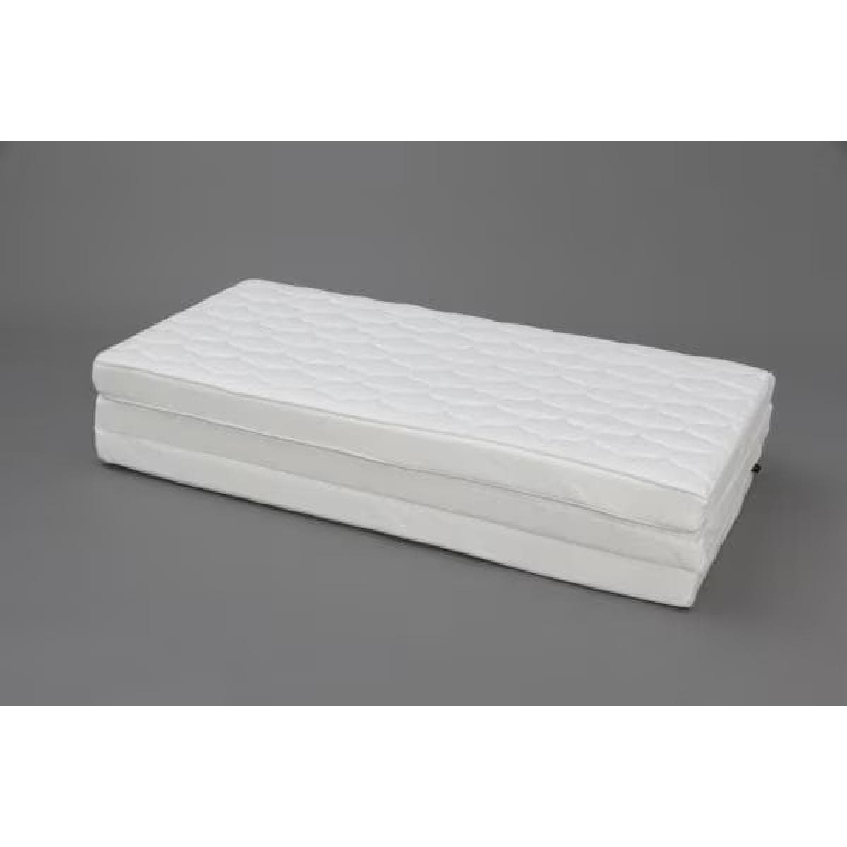 【I】【代引不可】アイリスオーヤマ エアリーマットレス 9cm ハードタイプ HG90-D ダブル 3つ折り 通気性 年中快適