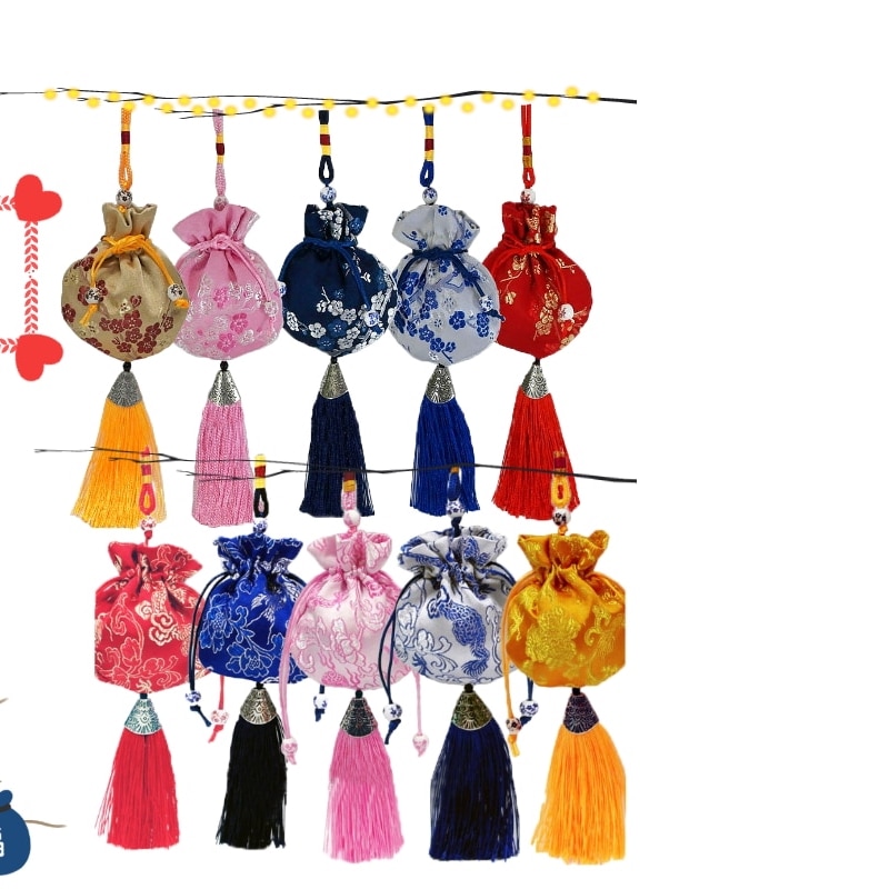 福袋龍模様,梅模様 5+5