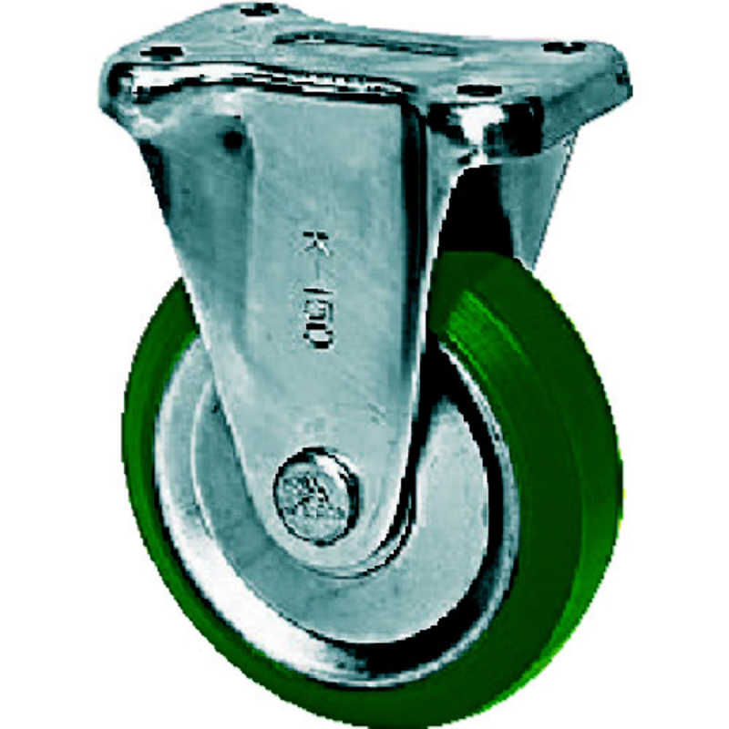 シシクアドクライス　スタンダードプレスキャスター ウレタン車輪 固定 300径　UWK300