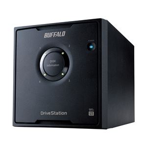 バッファロー ドライブステーション RAID5対応 USB3.0用 外付けHDD 4ドライブ 4TB HD-QL4TU3／R5J HD-QL4TU3/R5J 74,553円