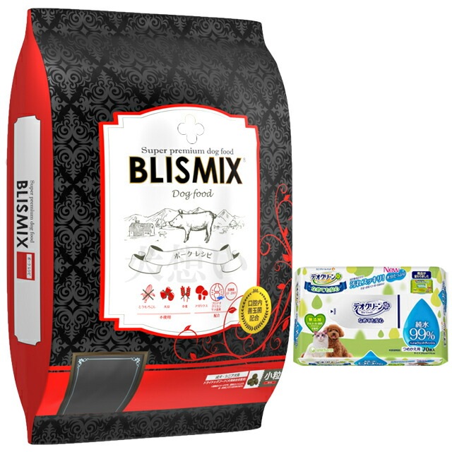 ブリスミックス ポーク 小粒 6kg【犬想いオリジナルセット】【デオクリーン付】【正規品】