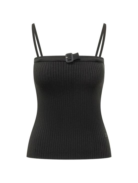 COURREGES Women Tops 126MDE156FI0001 9999 Black