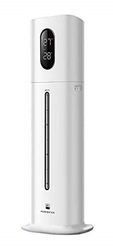 KEECOON加湿器8L大容量超音波式新生活応援セット花粉対応次亜塩素酸水入れてもいい乾燥対策上から給水水漏れしないUV除菌水循環濾過加湿力280mL/h定湿機能お手入れ簡単床置きタワー式三段階霧量調