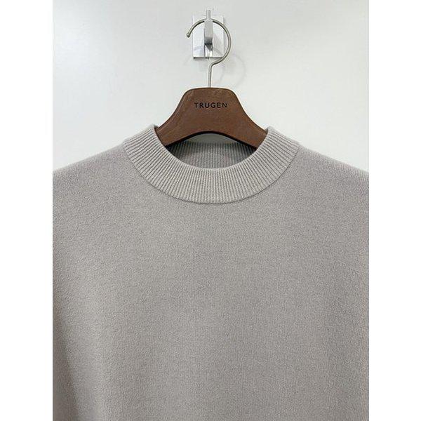 メンズ冬ハーフタートルネックウール100%純毛ニットセーターTシャツ3色