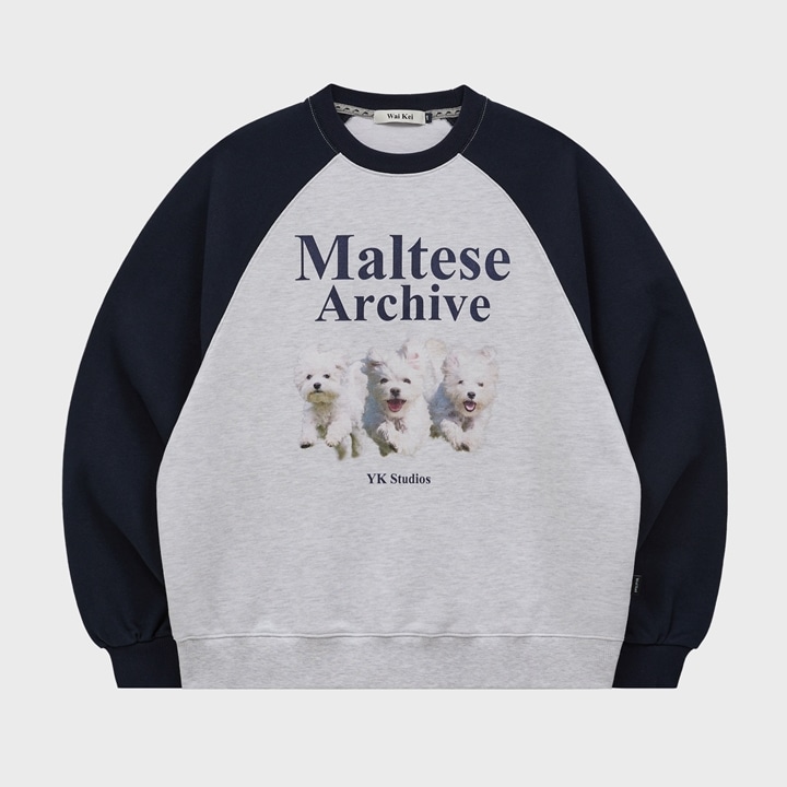 Maltese Archive Raglan MTM スウェットシャツ 4色