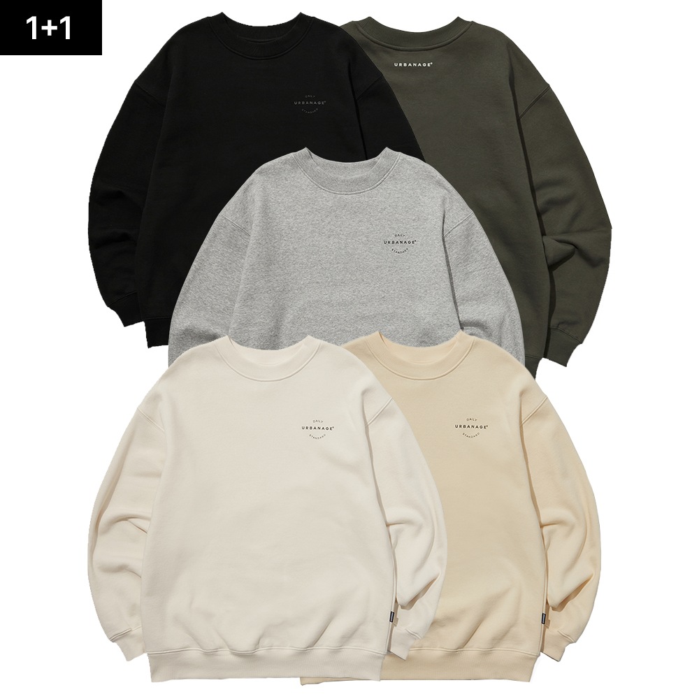 [1 1] Daily Standard Over Sweatshirt (5 Colors)