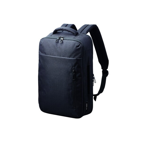 BM-BPTWBK ビジネスリュック 12L 2way 撥水加工 14インチノートPC 収納可 通勤 通学 ビジネスバッグ ブラック メーカー直送 7,014円