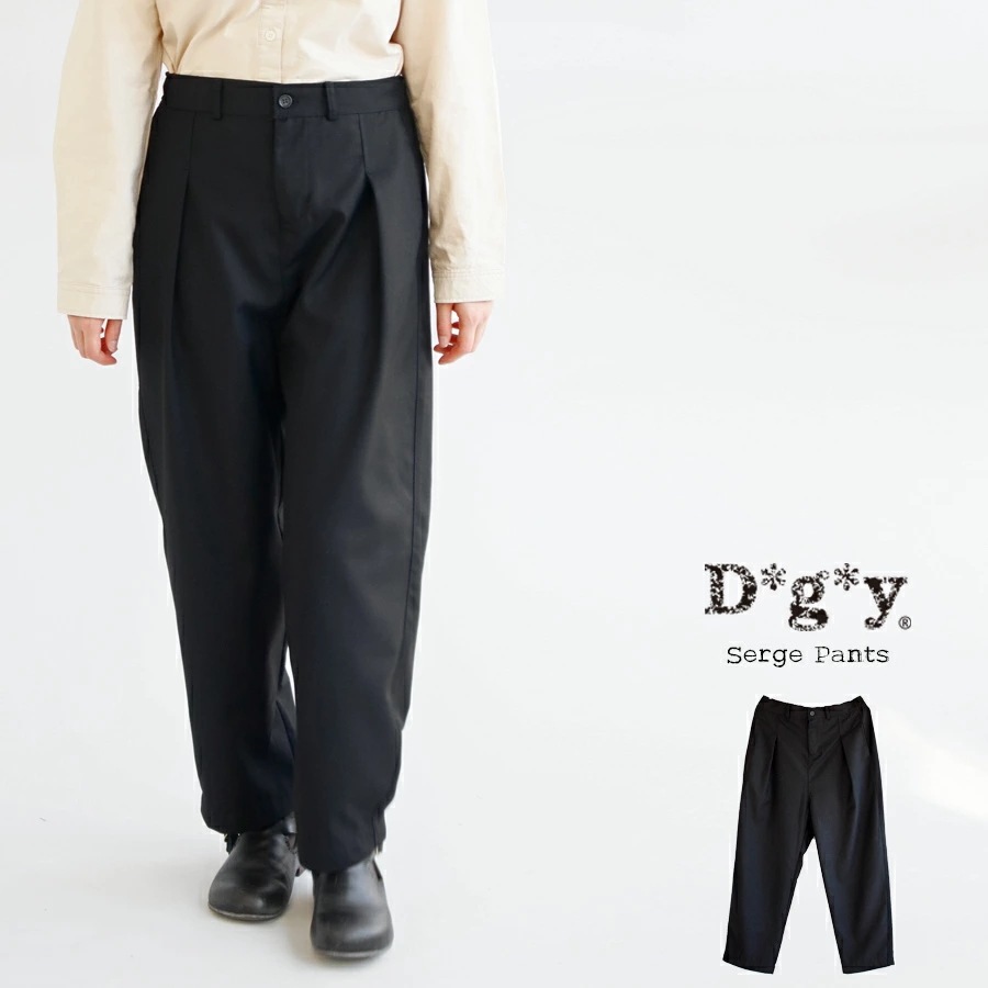 【送料無料】 D*g*y サージ フロントタック パンツ 春 夏 秋 冬 ボトムス オケージョン フォーマルスーツライク dgy デコカンパニー ディージーワイ 88-D3080