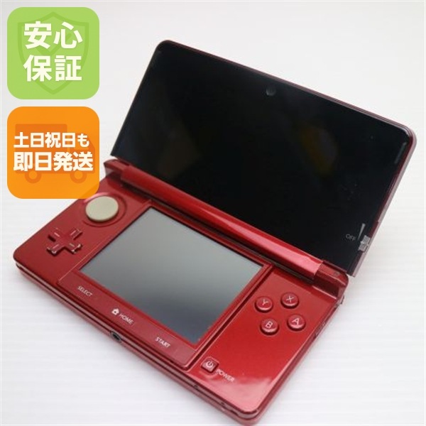 良品ニンテンドー3DS フレアレッド game 任天堂 144