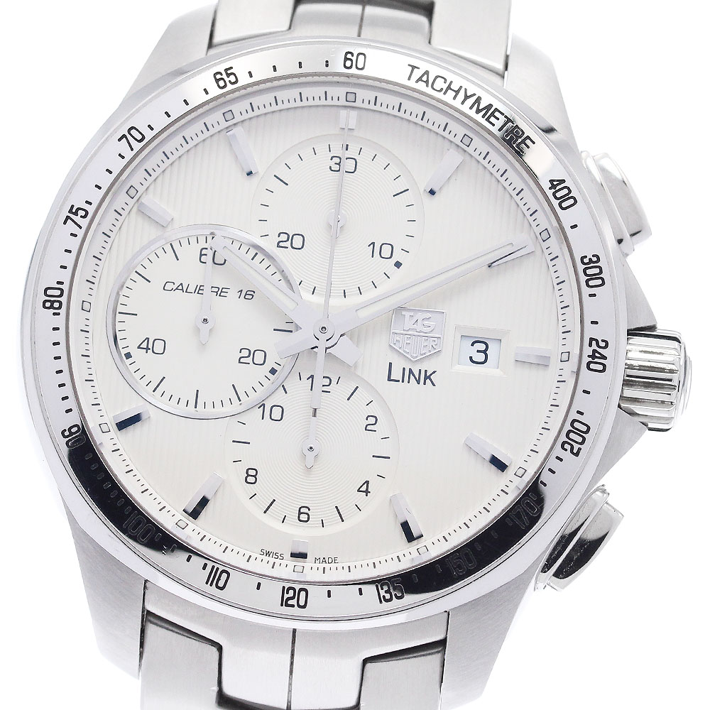 タグホイヤー TAG HEUER CAT2011 リンク キャリバー16 クロノグラフ 自動巻き メンズ _951856【中古】