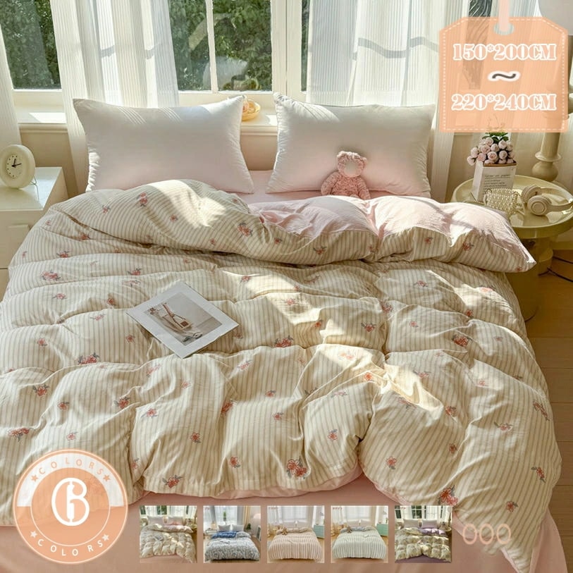 ROSF6 北欧 掛け布団カバー セミダブル シングル 可愛い おしゃれ 女の子 洋式 布団カバー 防ダニ 洗える 寝具カバー 女子 ベッド用 姫系 洋式 和風 フリル 通気 速乾 肌触りの良い 掛け 5,586円