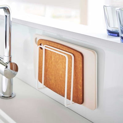 他サイト： まな板スタンド 山崎実業 tower タワー マグネットまな板スタンド 5138 ホワイトの商品画像