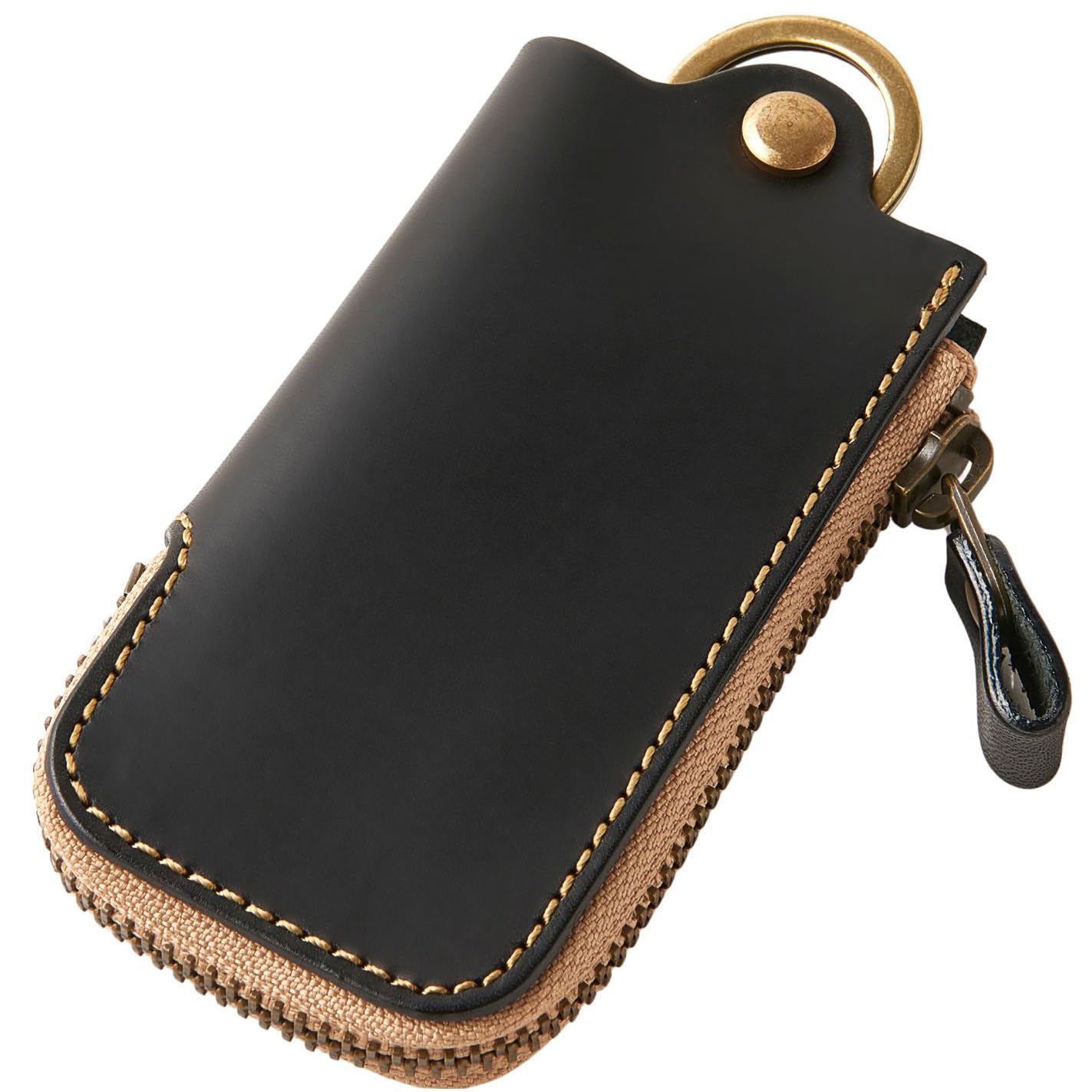 [ALLUTHE] キーケース メンズ レディース スマートキー対応 革 日本製 スマートキーケース キーホルダー お揃い ペア 記念日 プレゼント