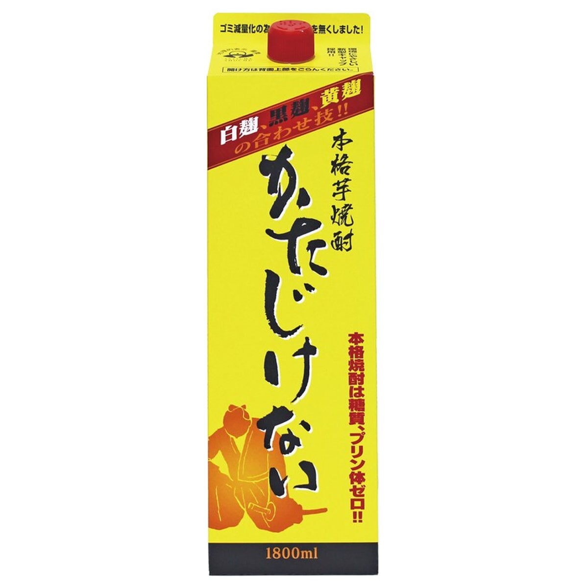 芋焼酎 かたじけない 25度 1800mlパック 6本入 2ケース(12本) さつま無双 14,471円