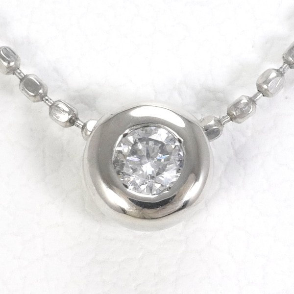 テイクアップ PT850 ネックレス ダイヤ 0.05 約40cm ジュエリー 中古