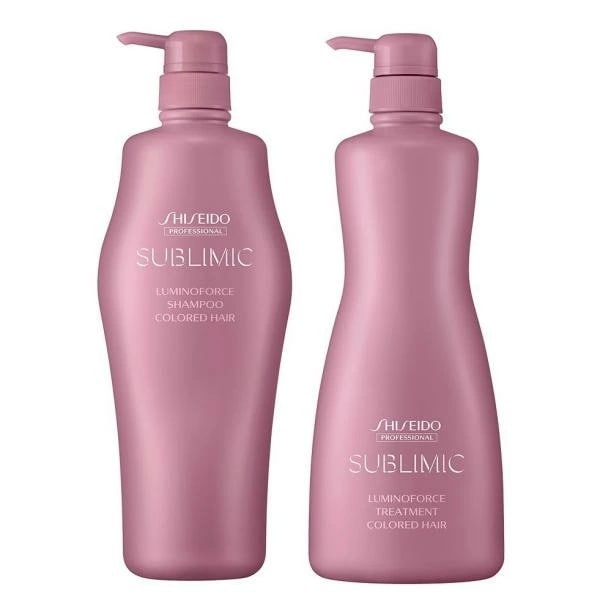 【セット品】資生堂 サブリミック ルミノフォース シャンプー & トリートメント 1000ml LSCセット