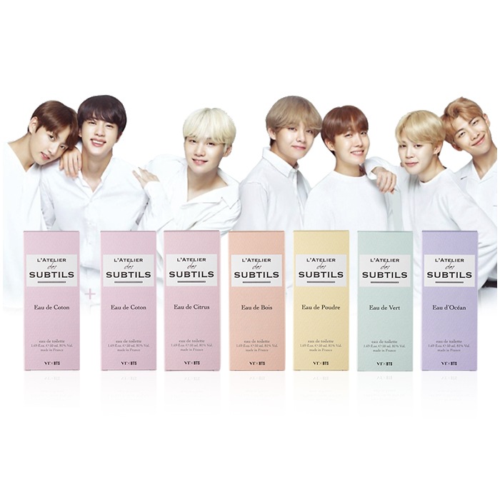 L'Atelier Subtils 香水セット 6種 L'ATELIER SUBTILS 香水セット BTS 防弾少年団 6本セット - メルカリ