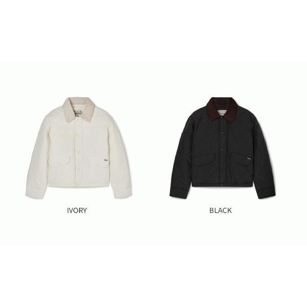 WHOAU カラー取り外し可能キルティングジャケット WHJPG1112FSG