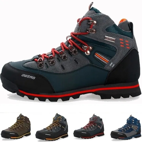2019 Mens Outdoor Sports Trekking Hiking Boots Waterproof Anti-skid Boots Winter Mountain Climbing S
