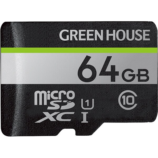 （まとめ買い）microSDXCカード UHS-I クラス10 64GB GH-SDM-UA64G [x3]