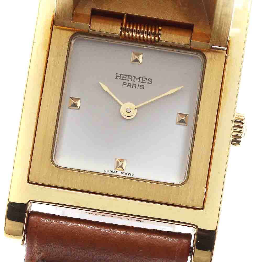 エルメス HERMES メドール クォーツ レディース _957096【中古】