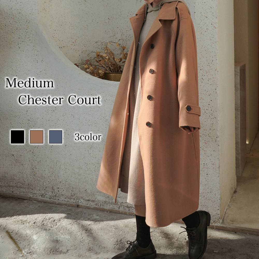トレンチコート レディース ミディアムチェスターコート 30代 冬 英国 ショート ダッフルコート コーデ 40代 ステンカラーコート ロング丈 人気 秋 50代 ブランド ロング 黒 コート コット 13,658円