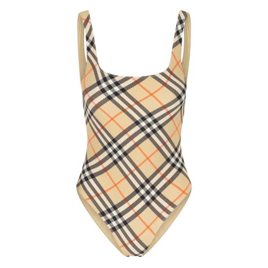 BURBERRY Women One-Piece Swimsuits 8120073 SABINA B9368 NEUTRALS BLACK