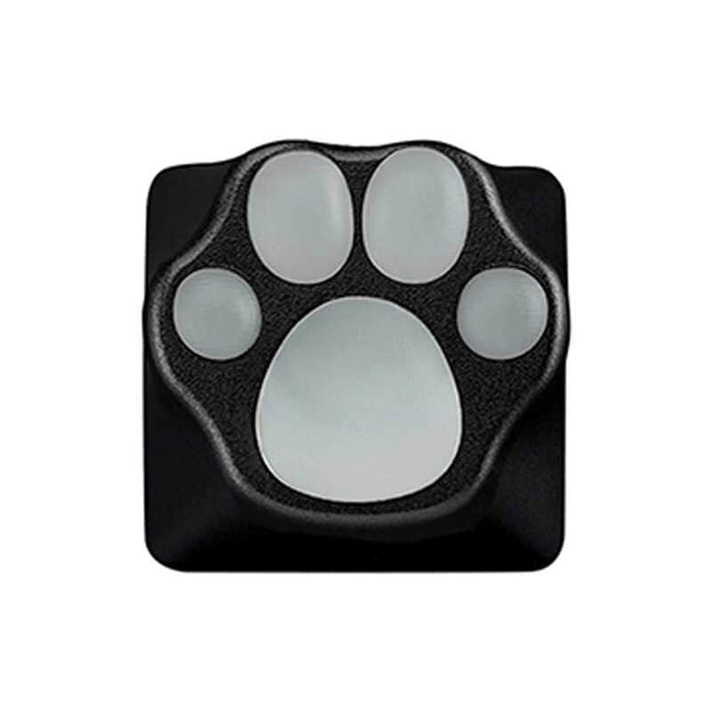ZOMO　Metal Kitty Paw Keycap Black Transparent ゲーミングキーキャップ ブラック　METALKITTYPAWBTRANS