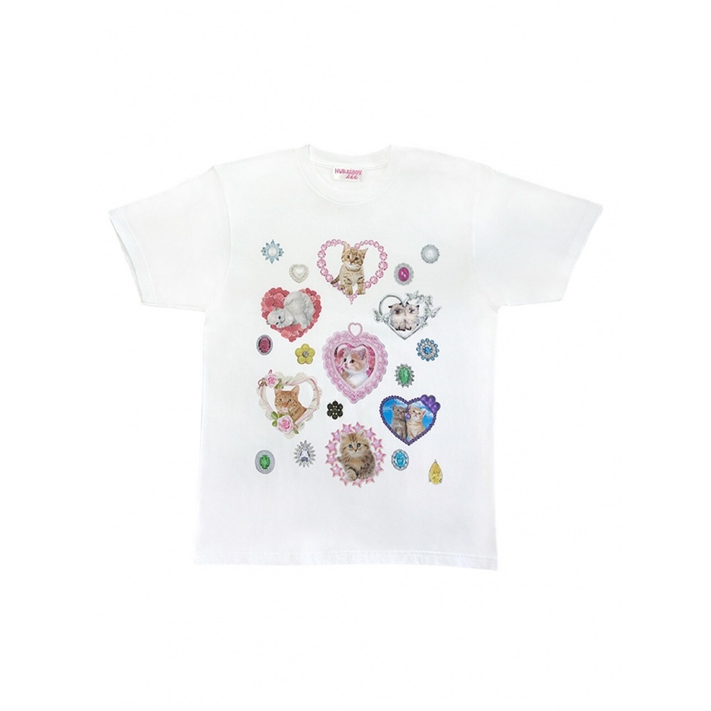 HURJABOYACC ネコ Tシャツ S2
