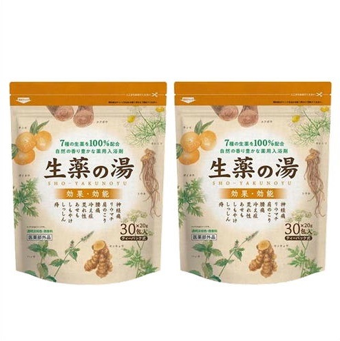 ［まとめ販売］薬用入浴剤　生薬の湯　20g×30包×2個