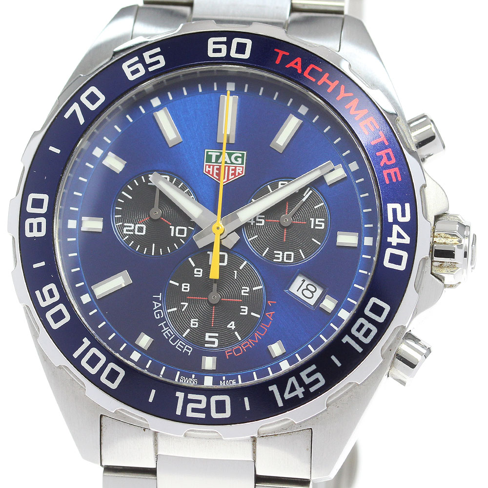 タグホイヤー TAG HEUER CAZ101AK フォーミュラ1 クロノグラフ レッドブルレーシング クォーツ メンズ 美品 内箱付き_860877【中古】