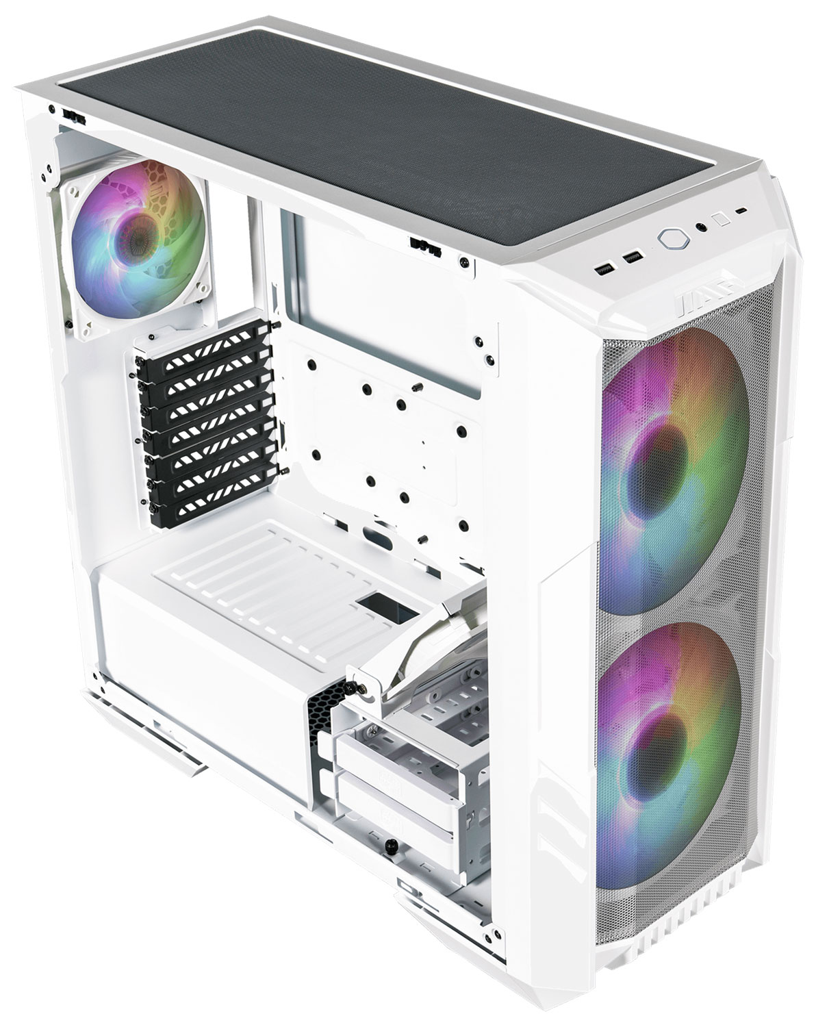 CoolerMaster（クーラーマスター） ミドルタワー型PCケース HAF 500 White H500WGNNS00