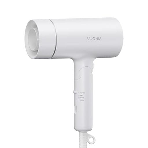 SALONIA サロニア グロッシーケア ドライヤー 大風量 速乾 軽量 ヘアドライヤー SAL23210WH ホワイト 7,749円