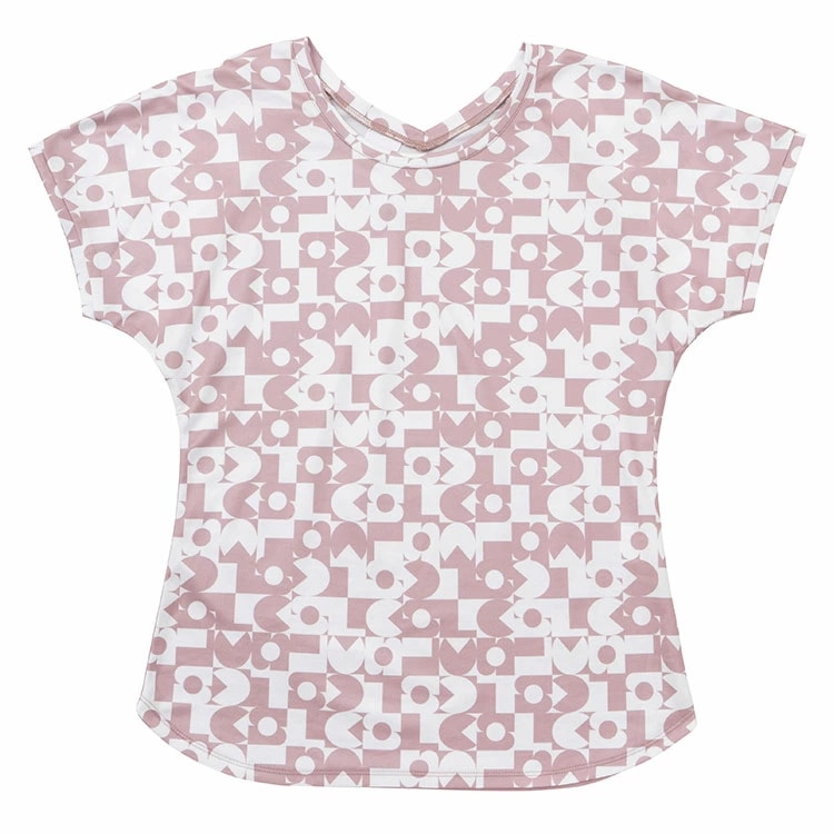 2WAYグラフィックゲームシャツ （レディース） ピンク M #QTWWJA03-PK