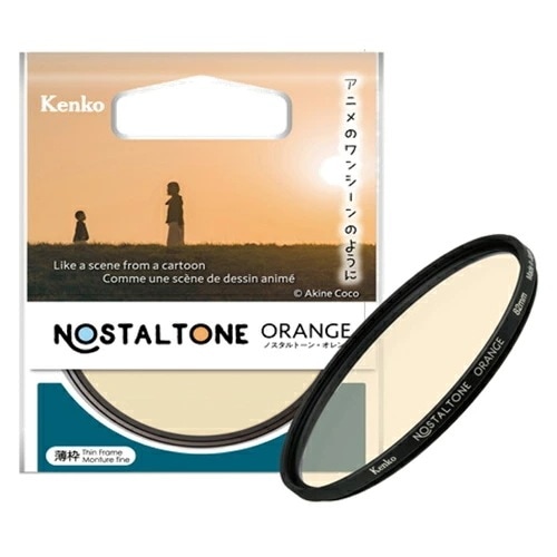 【ネコポス便配送対応】ケンコー ノスタルトーンオレンジ 82mm
