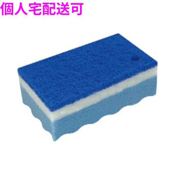 業務用　アクリル樹脂加工スポンジタワシ　ブルー　ストロングSA-22　10個×6袋入（60個）【取り寄せ商品・即納不可・代引き不可・返品不可】