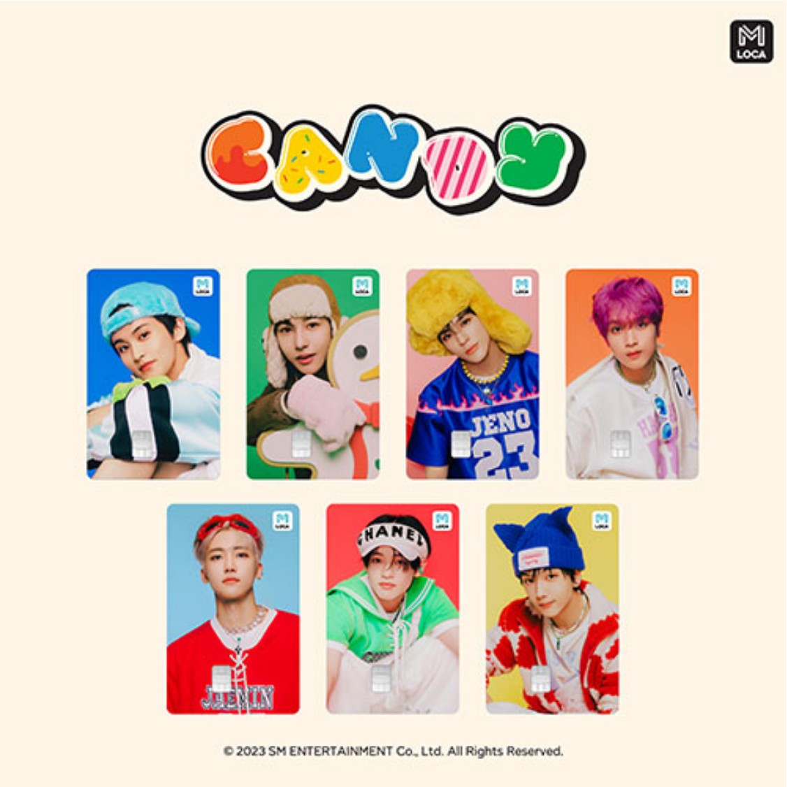 (7種セット) NCT DREAM LOCAMOBILITY CARD [CANDY]