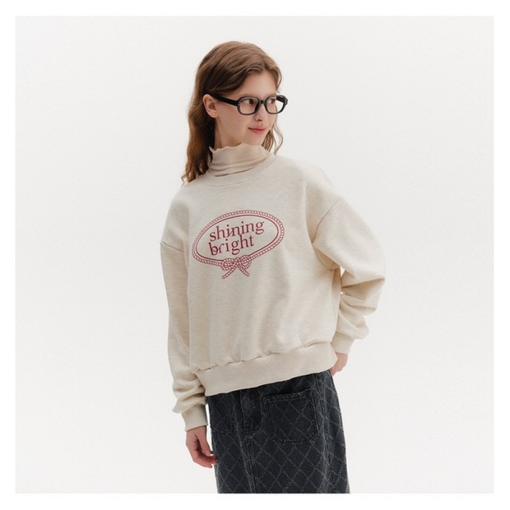 [ヴィッキー] シャイニングレタリングスウェットシャツ（TKIAB2808）