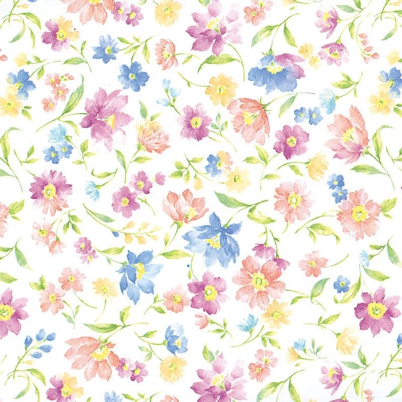 シモジマ HEIKO 包装紙 花柄 半才 アルマンド 100枚 750x528mm ラッピング用品 002312700