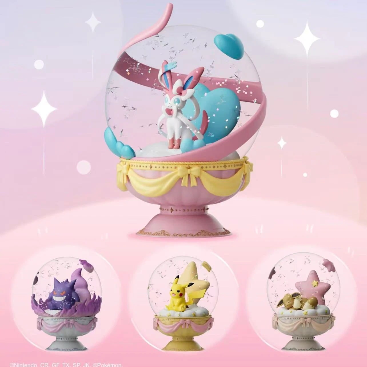 【公式正規品】TOP TOY发光ポケモン ピカチュウ 水晶玉 ナイトライト 置物LEDライトで可愛い 光るオブジェ インテリアランプ誕生日プレゼント グッズ おもちゃ ルームライト 卓上ライト 即