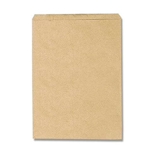 （まとめ買い）シモジマ HEIKO 紙袋 平袋 柄小袋 Rタイプ R-20 未晒無地 200枚 幅215x高290mm 006524830 [x3セット]