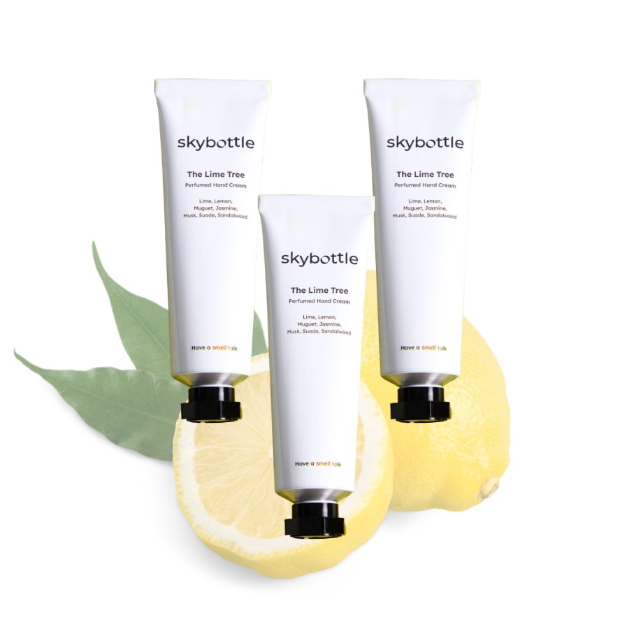 スカイボトル ザライムツリー パフューム ハンドクリーム 50ml * 3 Set さわやかな香水のようなハンドクリーム